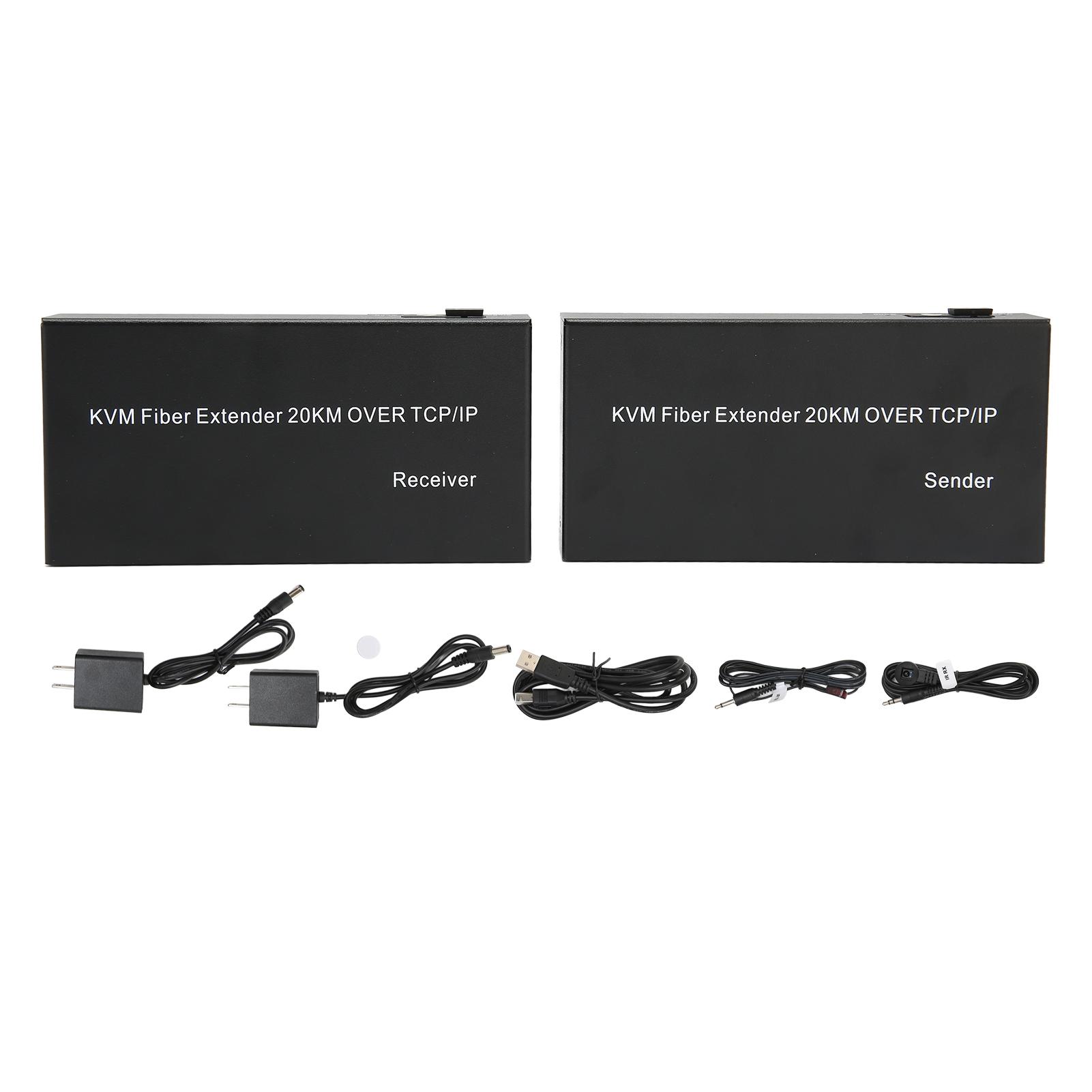 HD KVM-удлинитель 20 км одномодовое оптоволокно 1080P 60 Гц 0 задержка локальный выход KVM-удлинитель оптоволокна для US Plug
HD KVM-удлинитель 20 км одномодовое оптоволокно 1080P 60 Гц 0 задержка локальный выход KVM-удлинитель оптоволокна для US Plug