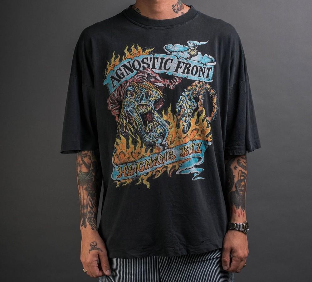 Vintage 1992 Agnostic Front Hangmans Ball Tour Black Unisex Shirt S-5XL KH17000 Unisex T-Shirt M
Vintage 1992 Agnostic Front Hangmans Ball Tour Black Unisex Shirt S-5XL KH17000 Unisex T-Shirt M