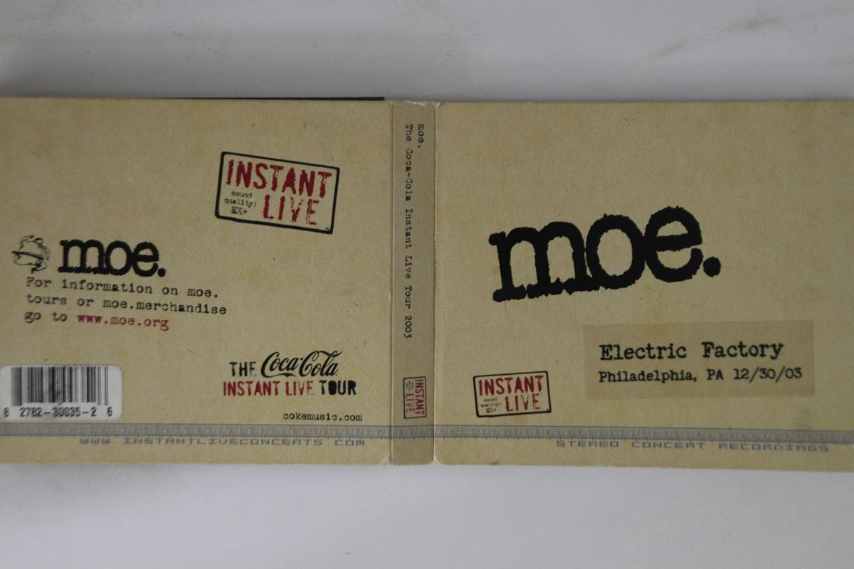 CD MOE. - Electric Factory, Philadelphia Pa 1 NONE INSTANT LIVE 2003 US Rock Used
CD MOE. - Electric Factory, Philadelphia Pa 1 NONE INSTANT LIVE 2003 US Rock Used