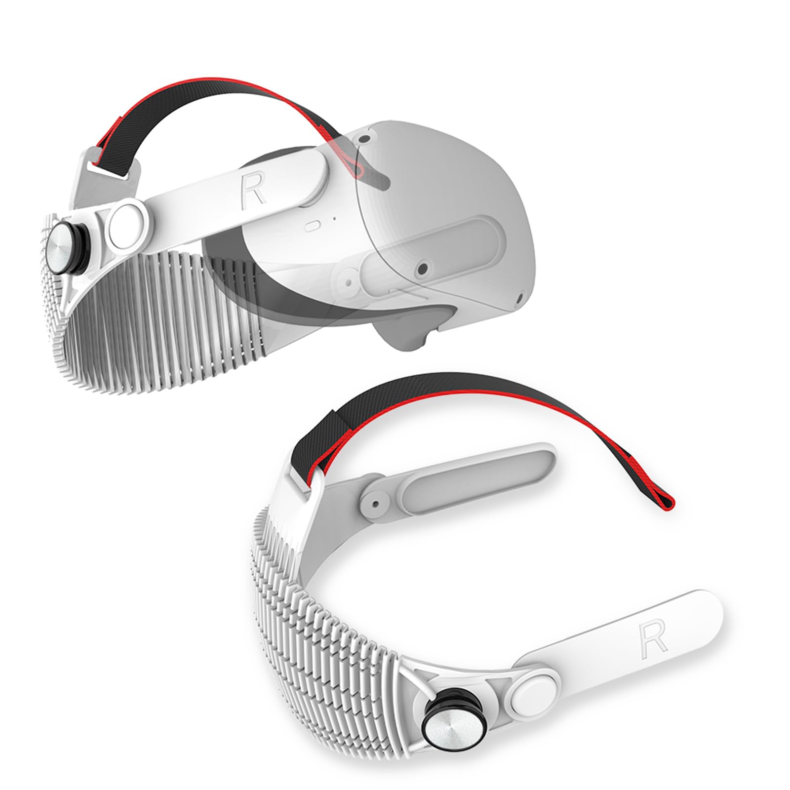 LICHIFIT for Meta Quest 2 Head Strap Headband, Weight Reduction, Pressure Distribution, Comfortable for Sleeping, Silicone Rubber Soft Head Strap, Com
LICHIFIT for Meta Quest 2 Head Strap Headband, Weight Reduction, Pressure Distribution, Comfortable for Sleeping, Silicone Rubber Soft Head Strap, Com