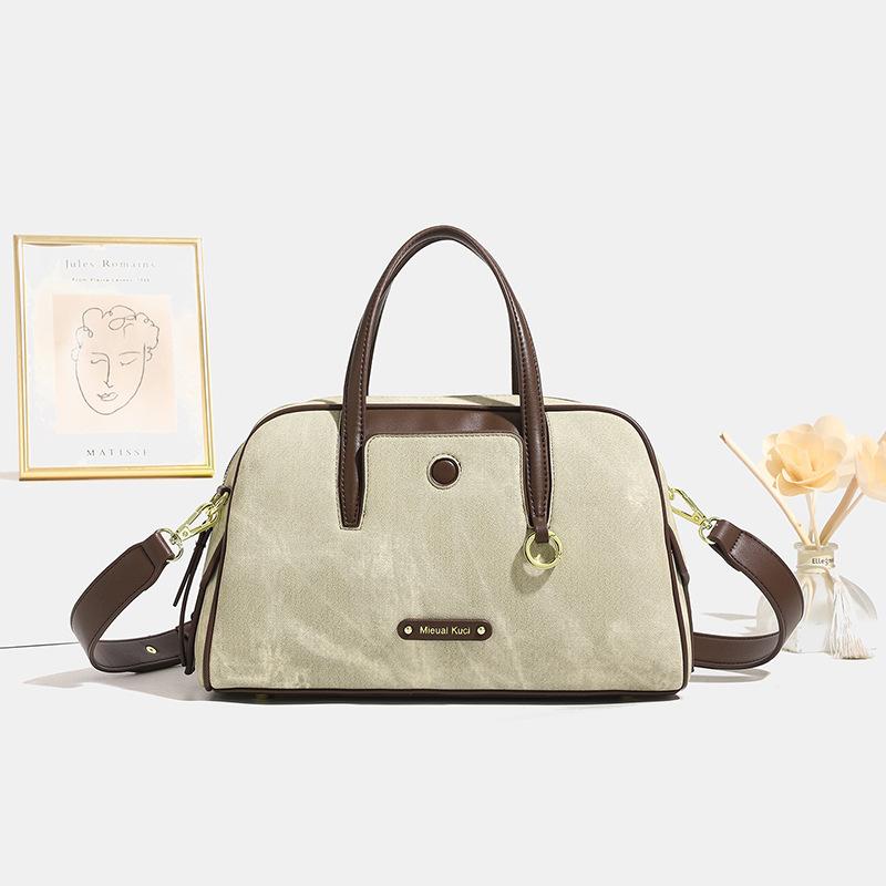 Premium Sense Niche Commuter Handbag Women S Retro Boston Bag Versatile Large Capacity Messenger Bag зелёный
Premium Sense Niche Commuter Handbag Women S Retro Boston Bag Versatile Large Capacity Messenger Bag зелёный
