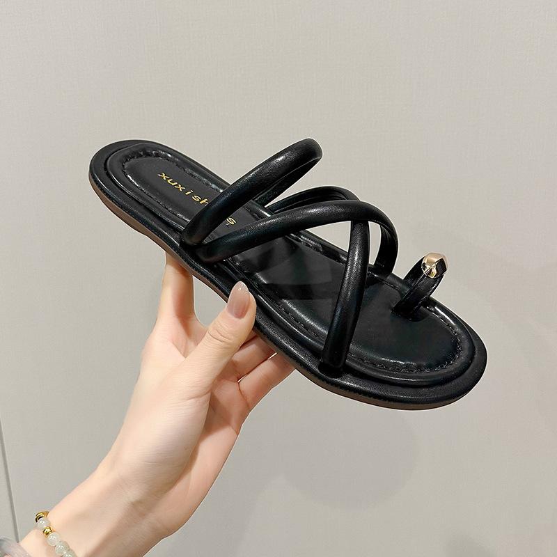 French flat-bottomed sandals spring and summer new outer wear maternity cover toes seaside vacation beach cool slippers 40 коричневий
French flat-bottomed sandals spring and summer new outer wear maternity cover toes seaside vacation beach cool slippers 40 коричневий