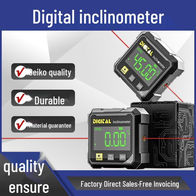 Cross-Border High-Precision Digital Inclinometer for Engineering and Construction Surveying Dual-Sided Magnetic with Side Laser
Cross-Border High-Precision Digital Inclinometer for Engineering and Construction Surveying Dual-Sided Magnetic with Side Laser