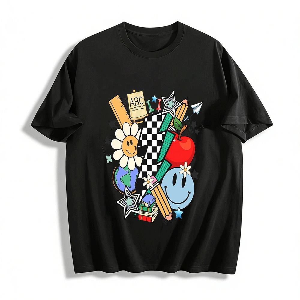 Lightning Element Print Top Casual Loose Tee For Men And Women Pure cotton T-shirt XXS
Lightning Element Print Top Casual Loose Tee For Men And Women Pure cotton T-shirt XXS