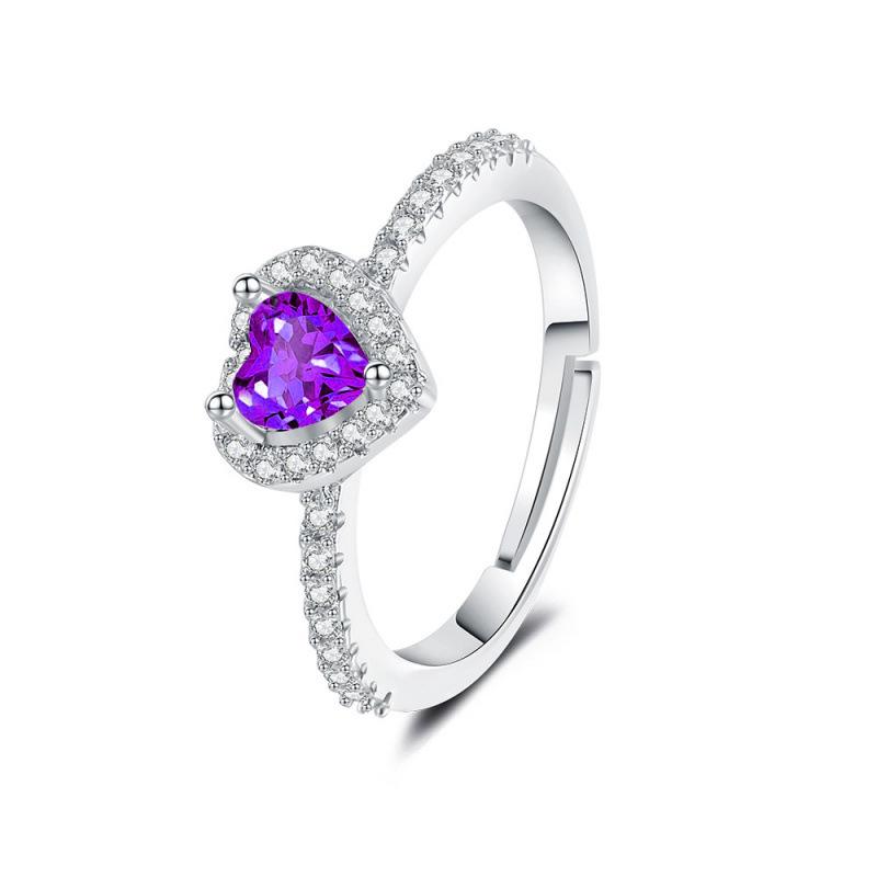 Colorful Heart Zircon Full Diamond Open Ring - European Fashion Classic Adjustable Open
Colorful Heart Zircon Full Diamond Open Ring - European Fashion Classic Adjustable Open