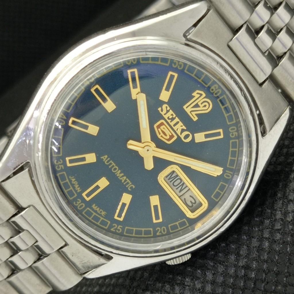 Б/У винтажные мужские часы SEIKO 5 AUTO 7009A из Японии с синими часами с надписью «День/дата» 595a-a312379-2 SKU595a-a312379
Б/У винтажные мужские часы SEIKO 5 AUTO 7009A из Японии с синими часами с надписью «День/дата» 595a-a312379-2 SKU595a-a312379