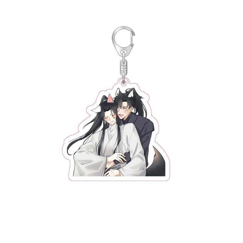 6CM The Husky And His White Cat Shizun Anime Keychain Chu Wanning Mo Ran Cosplay Acrylic Keyring Cute Bag Pendant Fans Gift 6 cm
6CM The Husky And His White Cat Shizun Anime Keychain Chu Wanning Mo Ran Cosplay Acrylic Keyring Cute Bag Pendant Fans Gift 6 cm