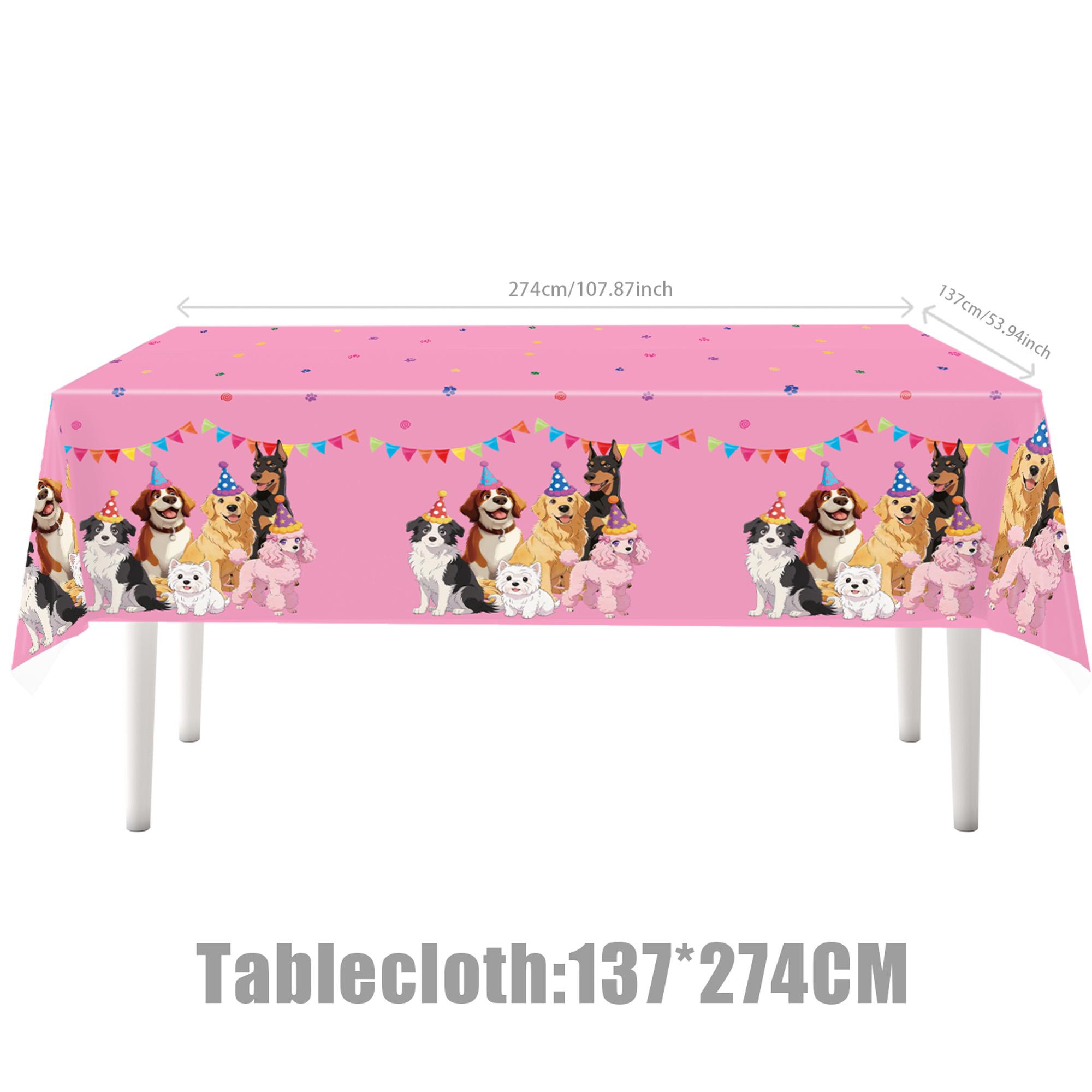 Cartoon Theme Birthday Party Decorations Tableware Tablecloth Girls Baby Shower Supplies puppy dog disposable for Entertaining Play Safe Kid Friendly 1pc
Cartoon Theme Birthday Party Decorations Tableware Tablecloth Girls Baby Shower Supplies puppy dog disposable for Entertaining Play Safe Kid Friendly 1pc