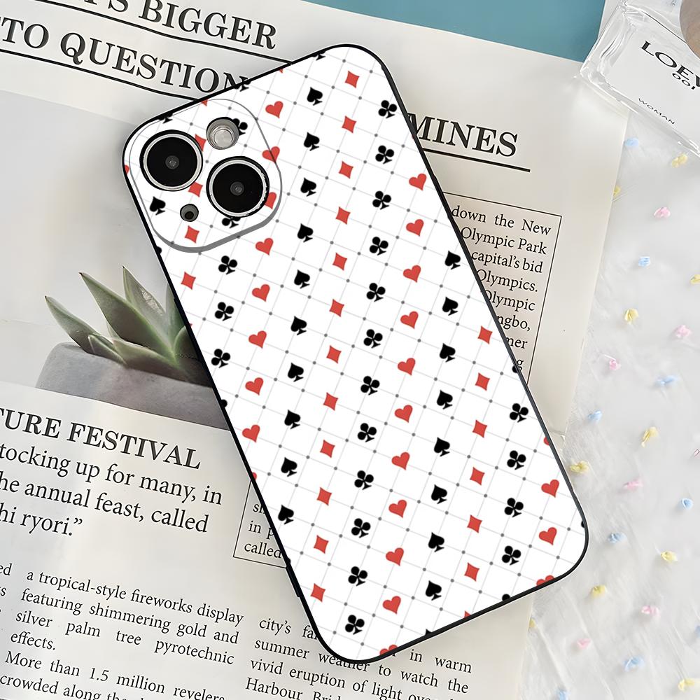 Poker Pattern Game Phone Case For IPhone 17 Air 16 E Pro Max 15 14 13 Mini 12 Pro 11 Max Plus Black Soft Shell iPhone17
Poker Pattern Game Phone Case For IPhone 17 Air 16 E Pro Max 15 14 13 Mini 12 Pro 11 Max Plus Black Soft Shell iPhone17