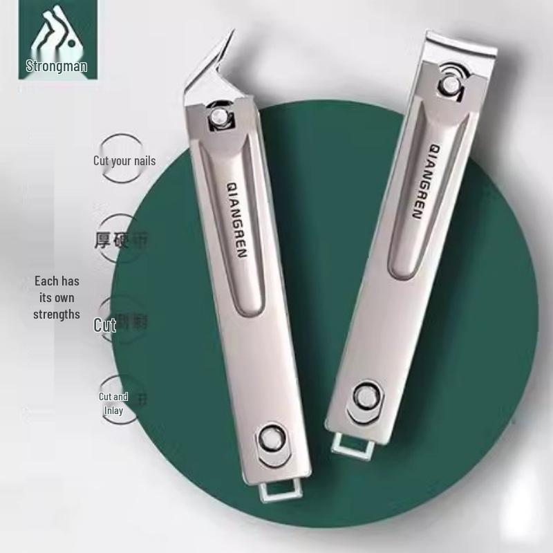 Strong Man Slant Edge Toenail Clipper Set - Large, Portable Pedicure Tool for Home Use
Strong Man Slant Edge Toenail Clipper Set - Large, Portable Pedicure Tool for Home Use