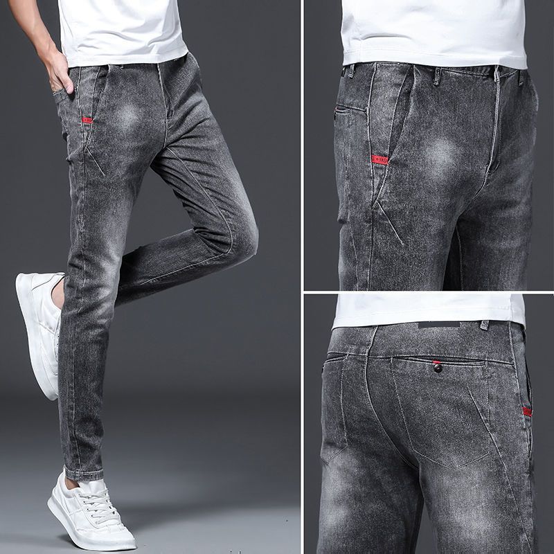 Men s Slim Fit Skinny Jeans Pants Spring and Autumn Elastic Handsome Casual Long Pants 36 сірий
Men s Slim Fit Skinny Jeans Pants Spring and Autumn Elastic Handsome Casual Long Pants 36 сірий