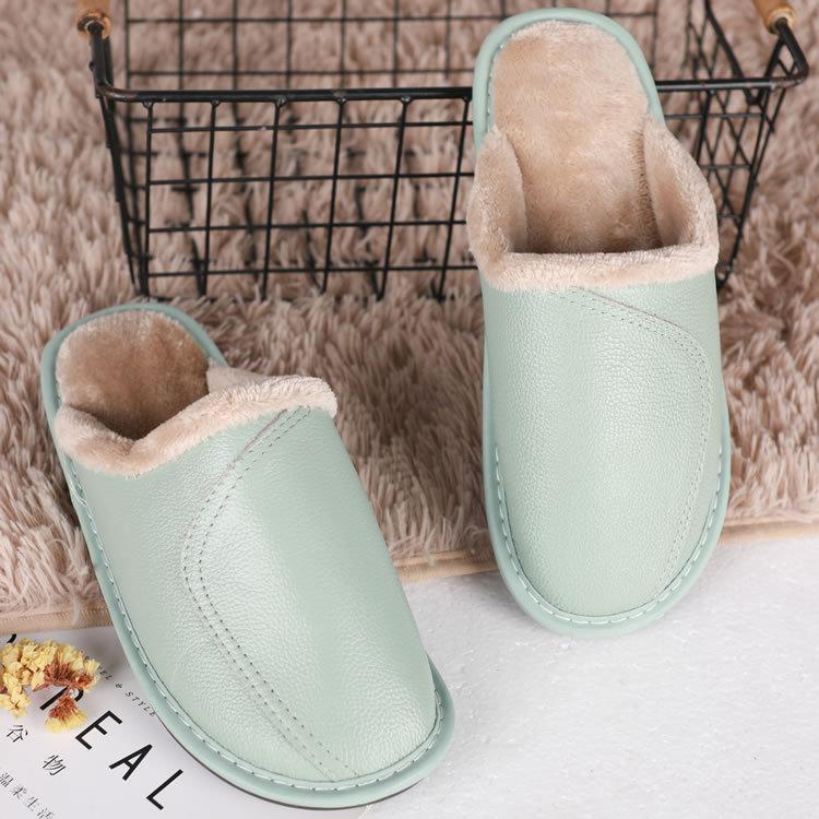 Модные мужские осенние домашние тапочки большого размера, унисекс, из натуральной кожи, удобные комнатные тапочки на плоской подошве 35-36
Модные мужские осенние домашние тапочки большого размера, унисекс, из натуральной кожи, удобные комнатные тапочки на плоской подошве 35-36