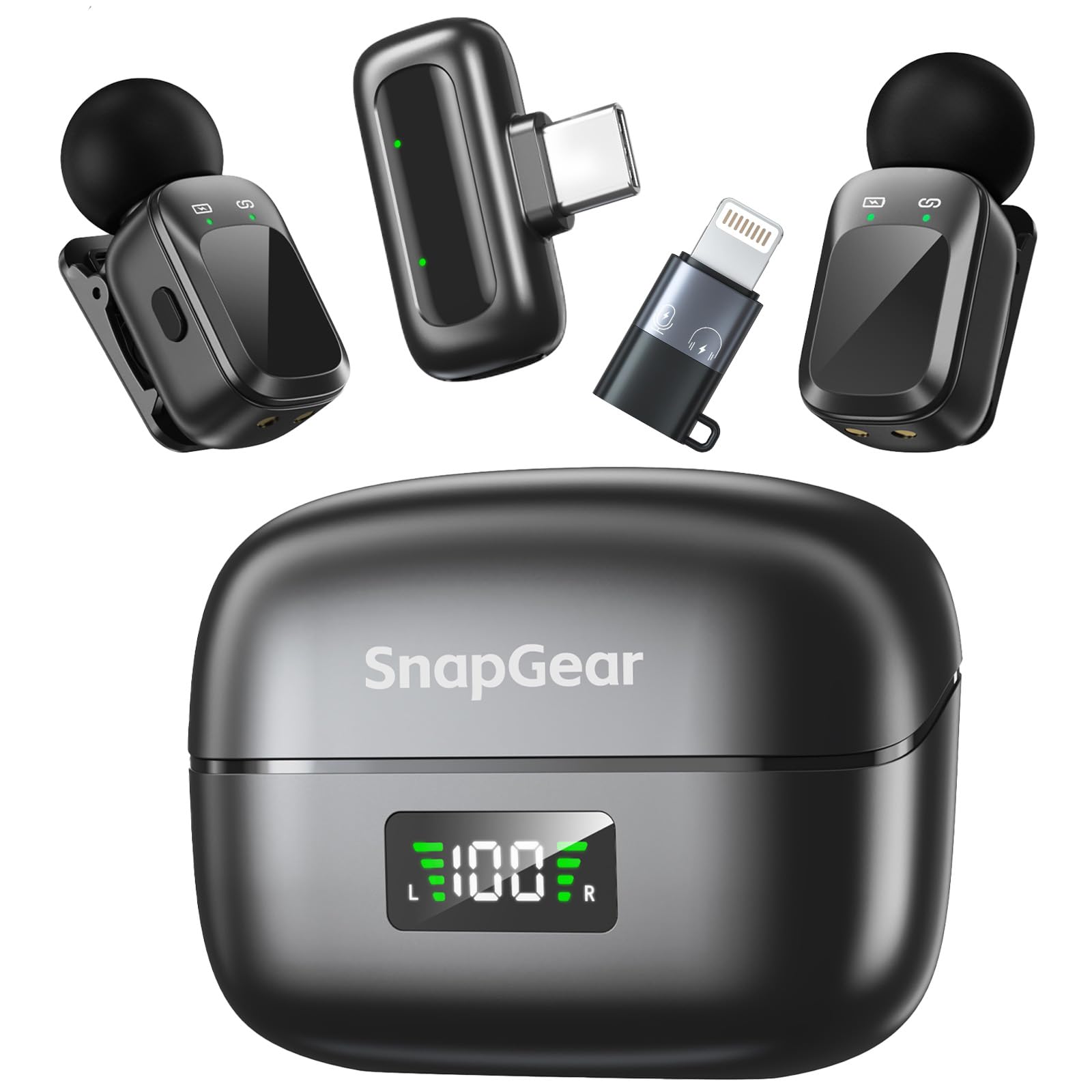 The SnapGear Wireless Microphone is compatible with iPhone It features two voice conversion a new 2026 lavalier microphone design battery чорний
The SnapGear Wireless Microphone is compatible with iPhone It features two voice conversion a new 2026 lavalier microphone design battery чорний