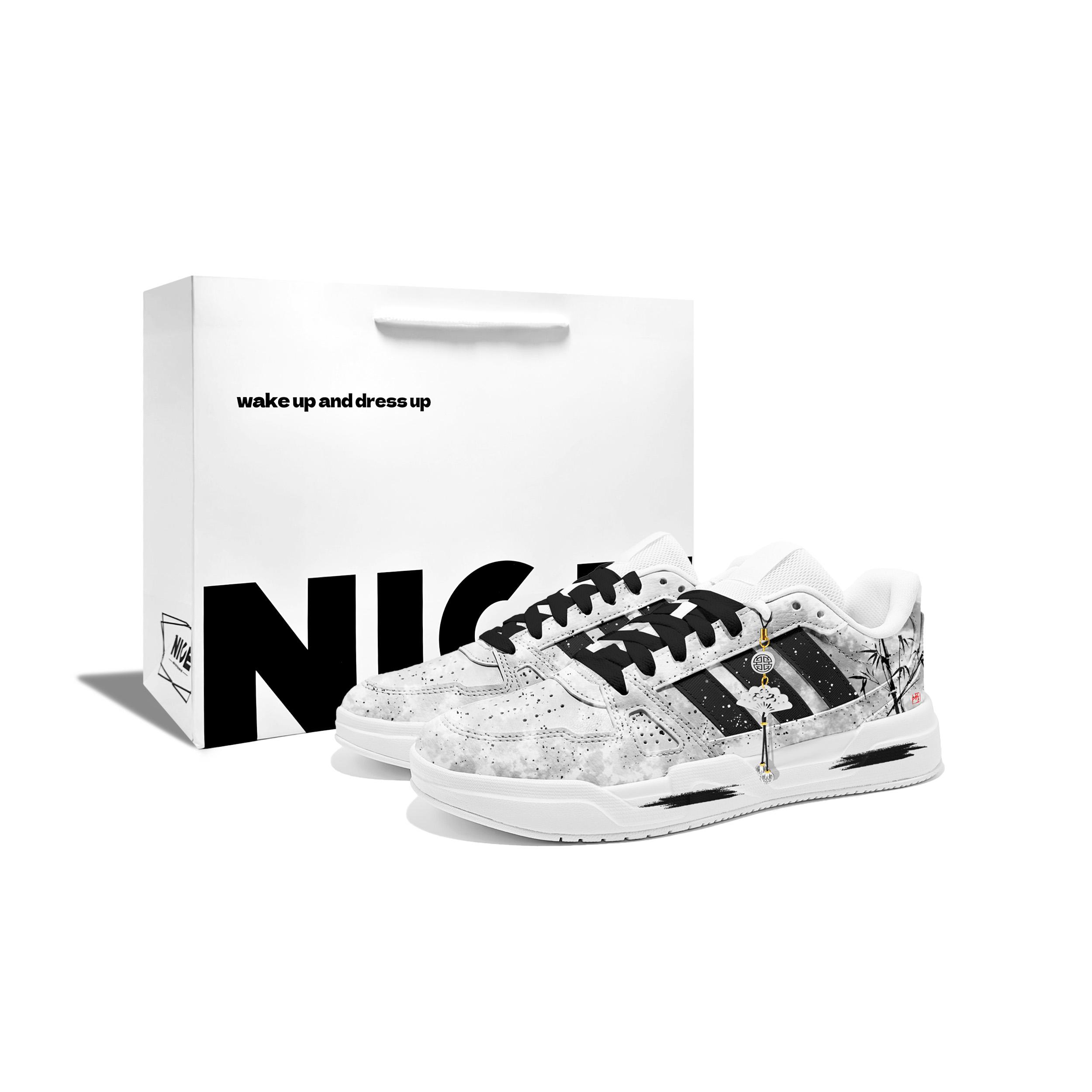 Adidas LITE BALLER Bamboo Grace Pu Abrasion Resistant Slip Resistant Low top Skateboard Shoes Unisex White Gray JS4358(Team1879--BOX) 44
Adidas LITE BALLER Bamboo Grace Pu Abrasion Resistant Slip Resistant Low top Skateboard Shoes Unisex White Gray JS4358(Team1879--BOX) 44