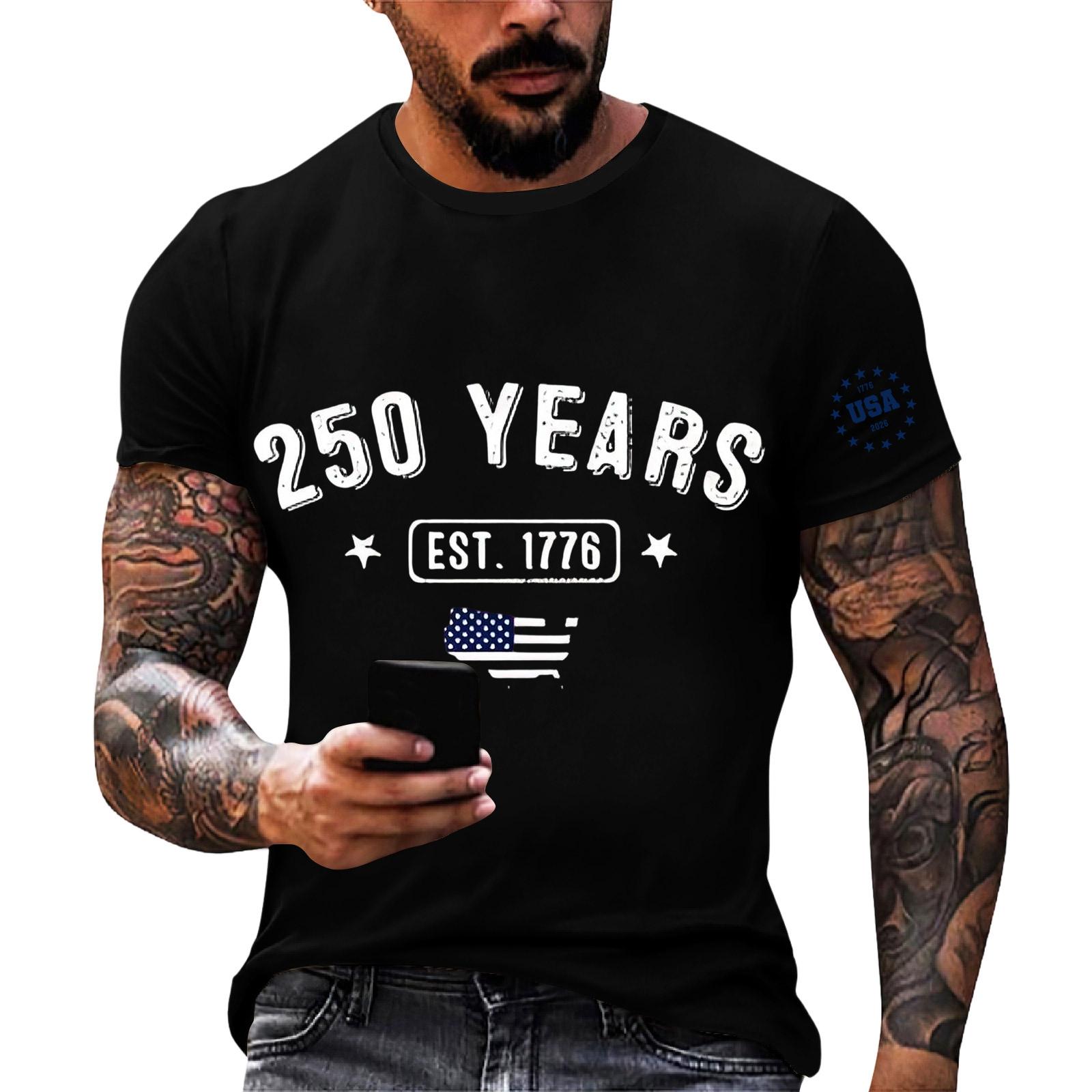 Men s Loose Fit Casual Short Sleeve T Shirt Independence Day Print Summer Crew Neck Top Lightweight Breathable Fabric XXXL чорний
Men s Loose Fit Casual Short Sleeve T Shirt Independence Day Print Summer Crew Neck Top Lightweight Breathable Fabric XXXL чорний
