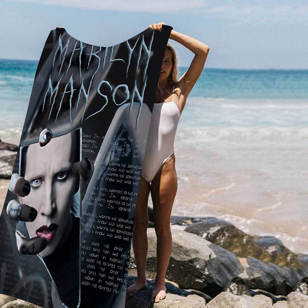 Marilyn Manson Bath Towel Microfiber Soft Water Absorbing Breathable For Girl Kids Decorative Cartoon Beach Towel W30*H60(CM)
Marilyn Manson Bath Towel Microfiber Soft Water Absorbing Breathable For Girl Kids Decorative Cartoon Beach Towel W30*H60(CM)