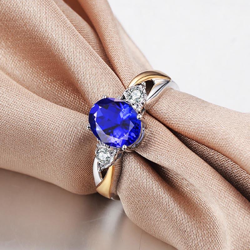 Cellacity Classic Silver Rings Luxury Jewelry with Oval Sapphire Gemstone Silver Ring for Women Zircon Wedding Gift resizable синий
Cellacity Classic Silver Rings Luxury Jewelry with Oval Sapphire Gemstone Silver Ring for Women Zircon Wedding Gift resizable синий