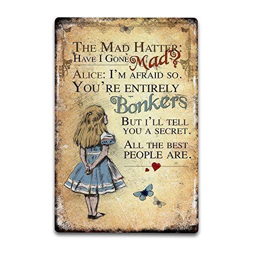 Metal Sign Plaque Have I Gone Mad 200mm x 300mmAluminum 20x30cm(7.8x11.8inch)
Metal Sign Plaque Have I Gone Mad 200mm x 300mmAluminum 20x30cm(7.8x11.8inch)