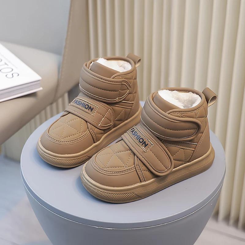 Children Short Boots Double Hook&loop Kids Ankle Boots Warm Thick Fur Winter Boys Girls Snow Boots Waterproof Non-slip 26 хаки
Children Short Boots Double Hook&loop Kids Ankle Boots Warm Thick Fur Winter Boys Girls Snow Boots Waterproof Non-slip 26 хаки