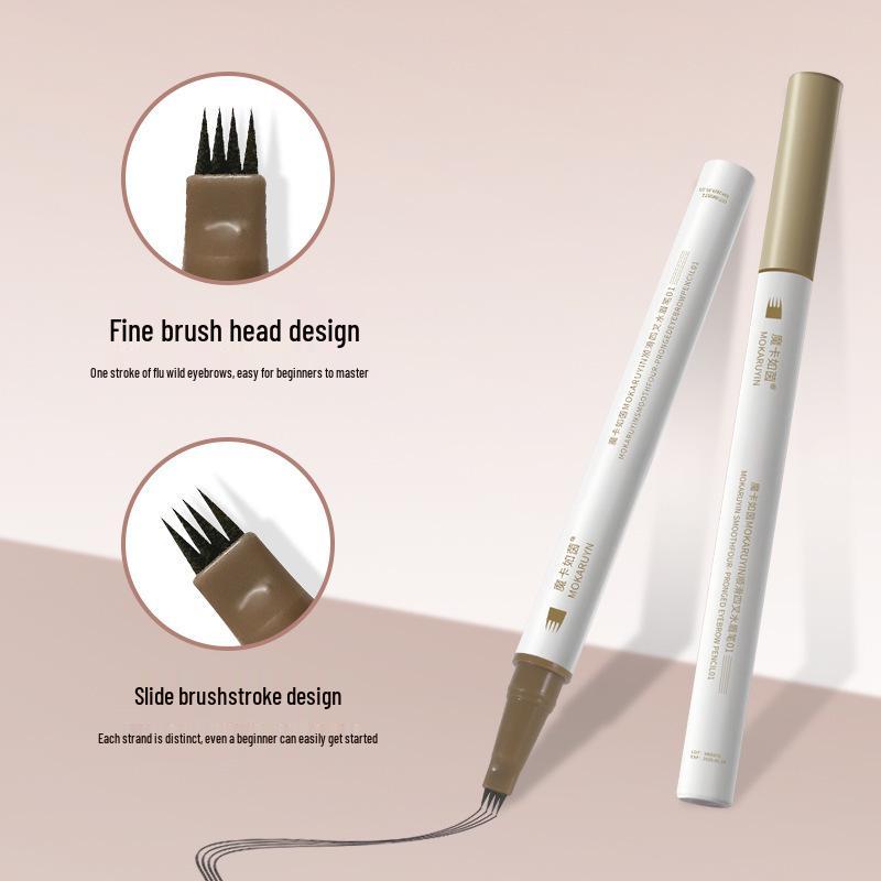 Moka Ruyin Four-Prong Smooth Waterproof Eyebrow Pencil - Natural, Long-Lasting, Highly Pigmented M972 1.2ml
Moka Ruyin Four-Prong Smooth Waterproof Eyebrow Pencil - Natural, Long-Lasting, Highly Pigmented M972 1.2ml