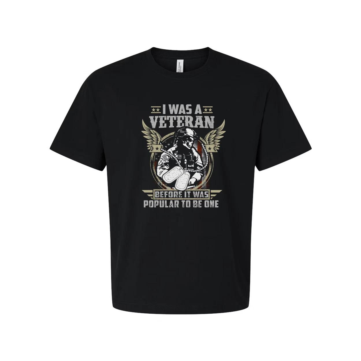 I Was A Veteran Before It Was Popular To Be One Graphic Tee 4XL
I Was A Veteran Before It Was Popular To Be One Graphic Tee 4XL