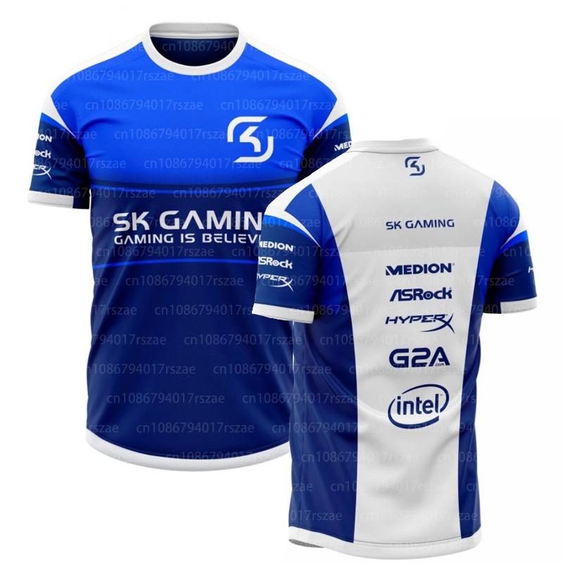Player Game Jersey Uniform SK Gaming The Dream Short Sleeve T-shirt Men Esport Team Fans Summer Tops 6XL синій
Player Game Jersey Uniform SK Gaming The Dream Short Sleeve T-shirt Men Esport Team Fans Summer Tops 6XL синій