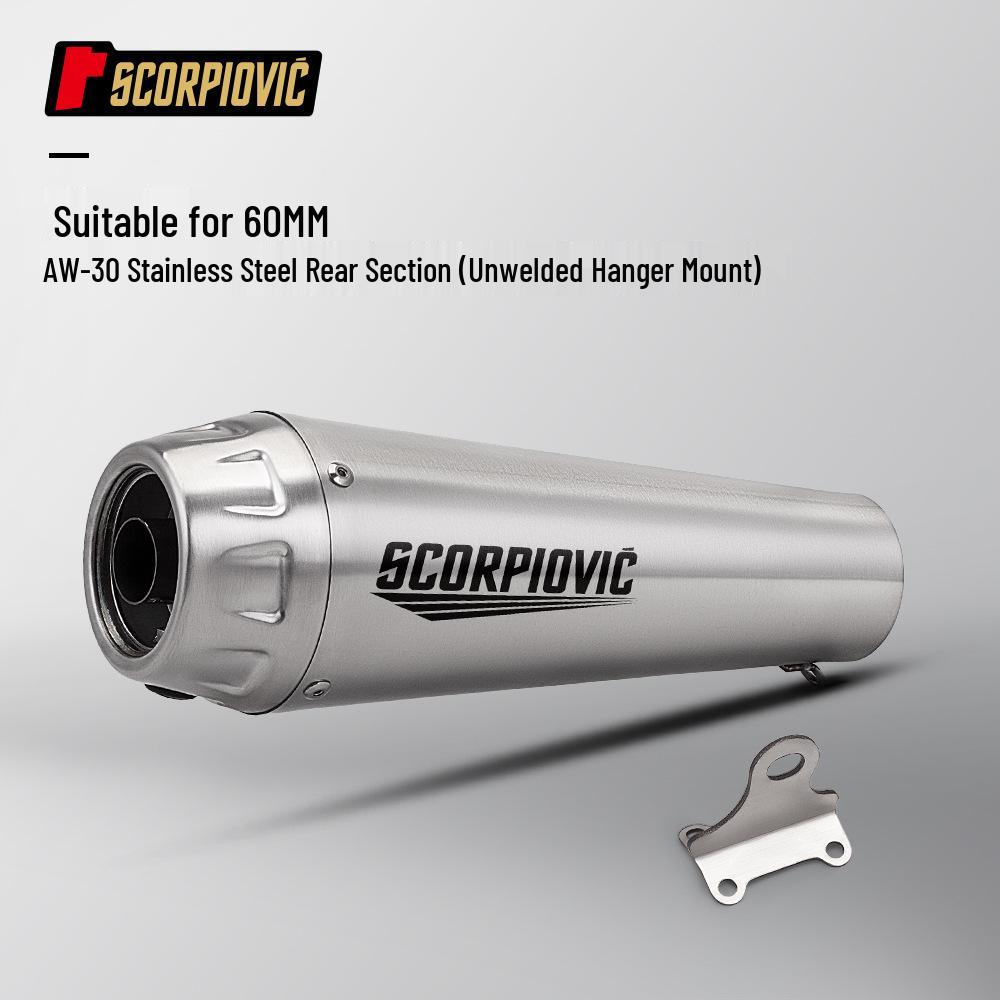 Universal AW30 Exhaust Pipe 51MM/60MM for CBR650, ZX4R, 800, 450SR, 250RR, R3, Z650.
Universal AW30 Exhaust Pipe 51MM/60MM for CBR650, ZX4R, 800, 450SR, 250RR, R3, Z650.