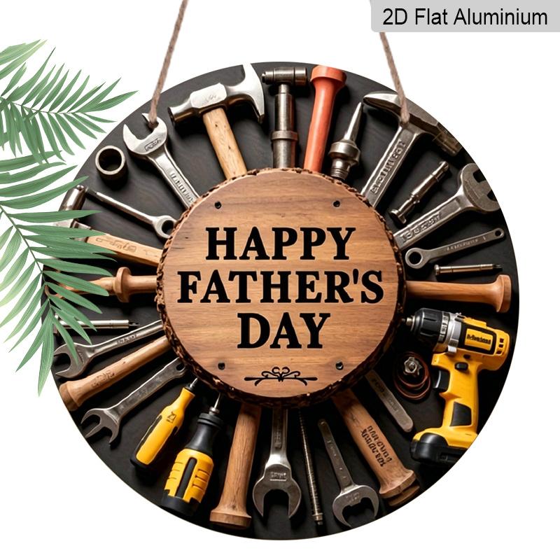 2D Flat, 1pc Father s Day Metal Sign - Tool-Themed Round Aluminum Wall Decor, Suitable for Garage, Patio, Room - No Electricity Needed, Durable 7.87×7.87inch
2D Flat, 1pc Father s Day Metal Sign - Tool-Themed Round Aluminum Wall Decor, Suitable for Garage, Patio, Room - No Electricity Needed, Durable 7.87×7.87inch