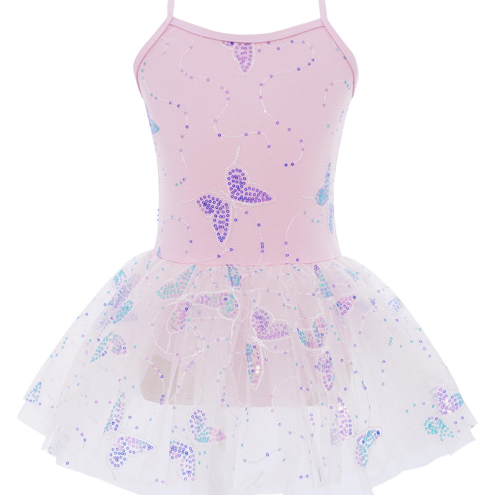 Girls Ballet Tutu Dress Cross Back Shiny Sequin Butterfly Embroidery with Built in Briefs
Girls Ballet Tutu Dress Cross Back Shiny Sequin Butterfly Embroidery with Built in Briefs
