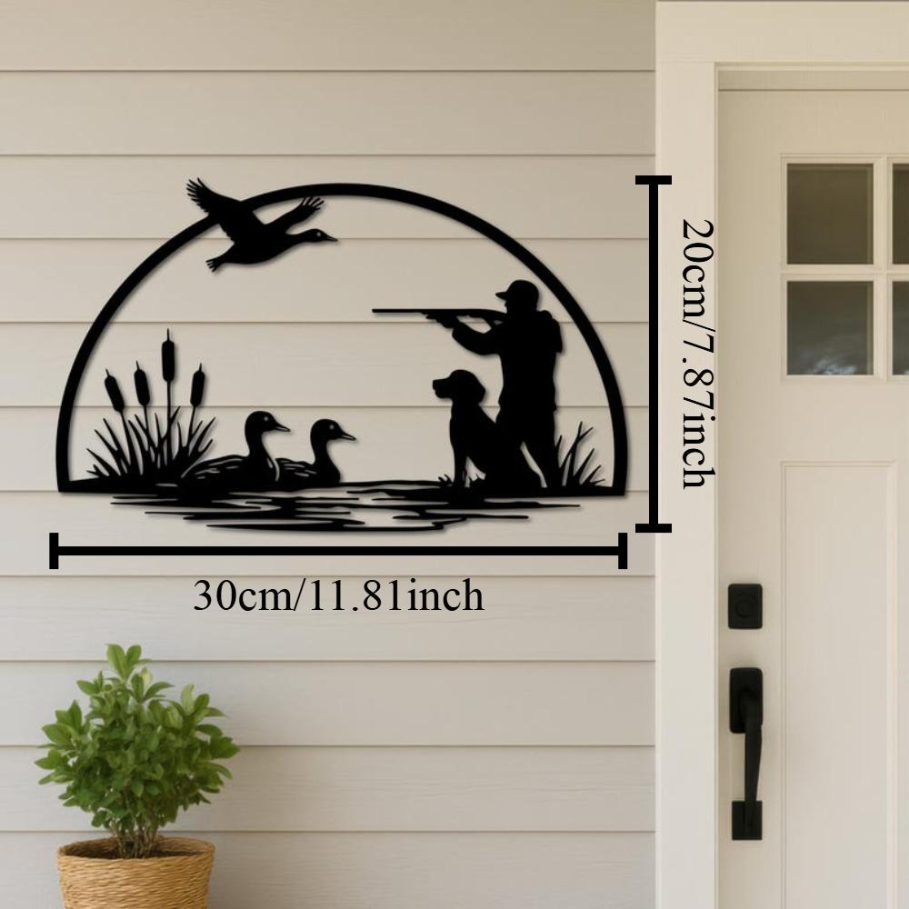 Metal Duck Hunting Wall Art Decor, Hunter with Dog Sign, Outdoor Cabin Metal Art, Hunting Gift 12in чёрный
Metal Duck Hunting Wall Art Decor, Hunter with Dog Sign, Outdoor Cabin Metal Art, Hunting Gift 12in чёрный