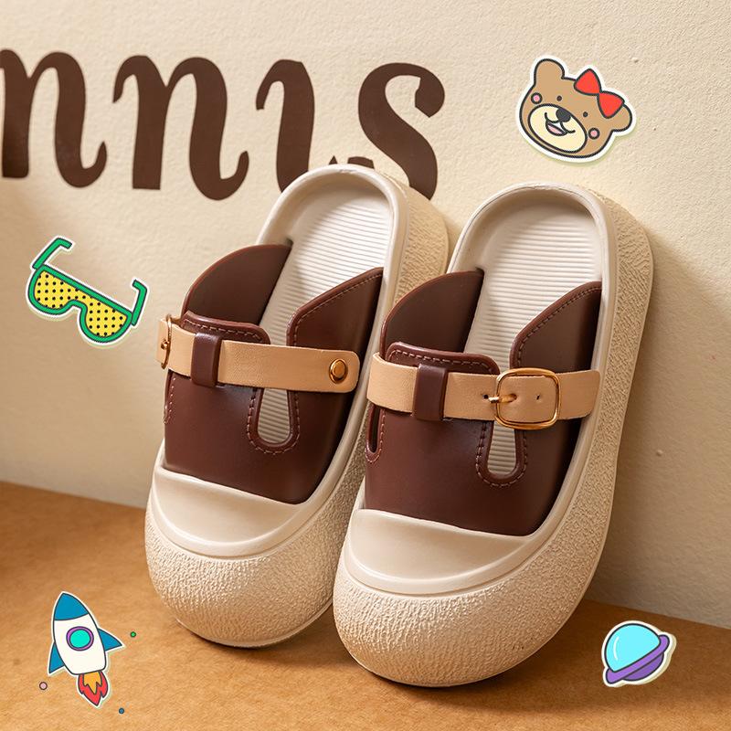 Toe-protecting children s slippers, baby slippers for boys and girls, summer sandals for toddlers, non-slip soft-soled outdoor wear 18-19(Inner Length12.5C коричневый
Toe-protecting children s slippers, baby slippers for boys and girls, summer sandals for toddlers, non-slip soft-soled outdoor wear 18-19(Inner Length12.5C коричневый