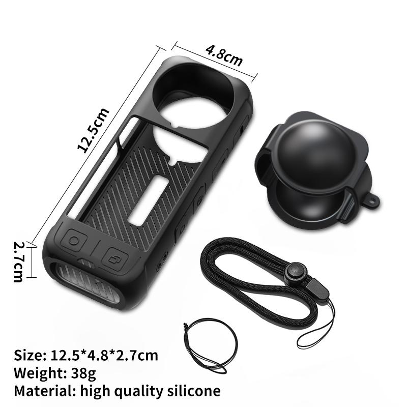 For Insta 360 X4 Silicone Cover Lens Protective Cover X4 Body Silicone Cover Anti Drop Sports Camera Accessories Set Insta 360 X4
For Insta 360 X4 Silicone Cover Lens Protective Cover X4 Body Silicone Cover Anti Drop Sports Camera Accessories Set Insta 360 X4