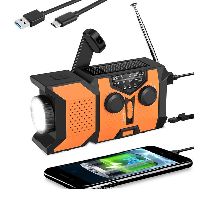 Portable Emergency Radio & Hand-Crank Generator with Phone Charger 2000mAh
Portable Emergency Radio & Hand-Crank Generator with Phone Charger 2000mAh