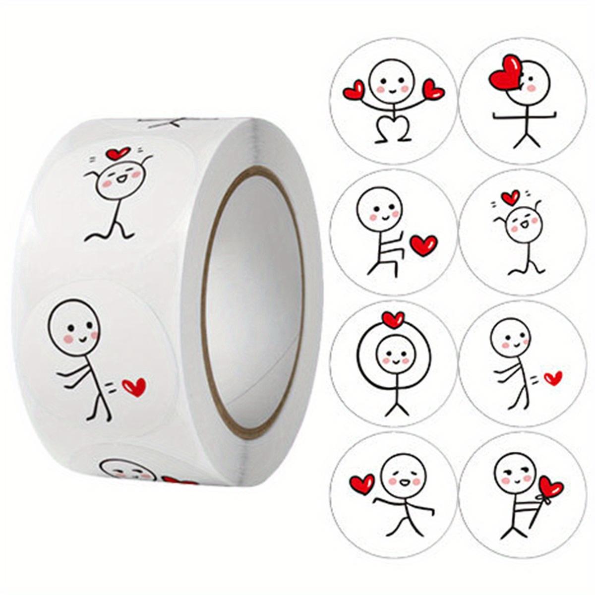Cartoon Little Man Heart Action Pattern Packaging Sticker Sealing Sticker Takeout Sticker
Cartoon Little Man Heart Action Pattern Packaging Sticker Sealing Sticker Takeout Sticker