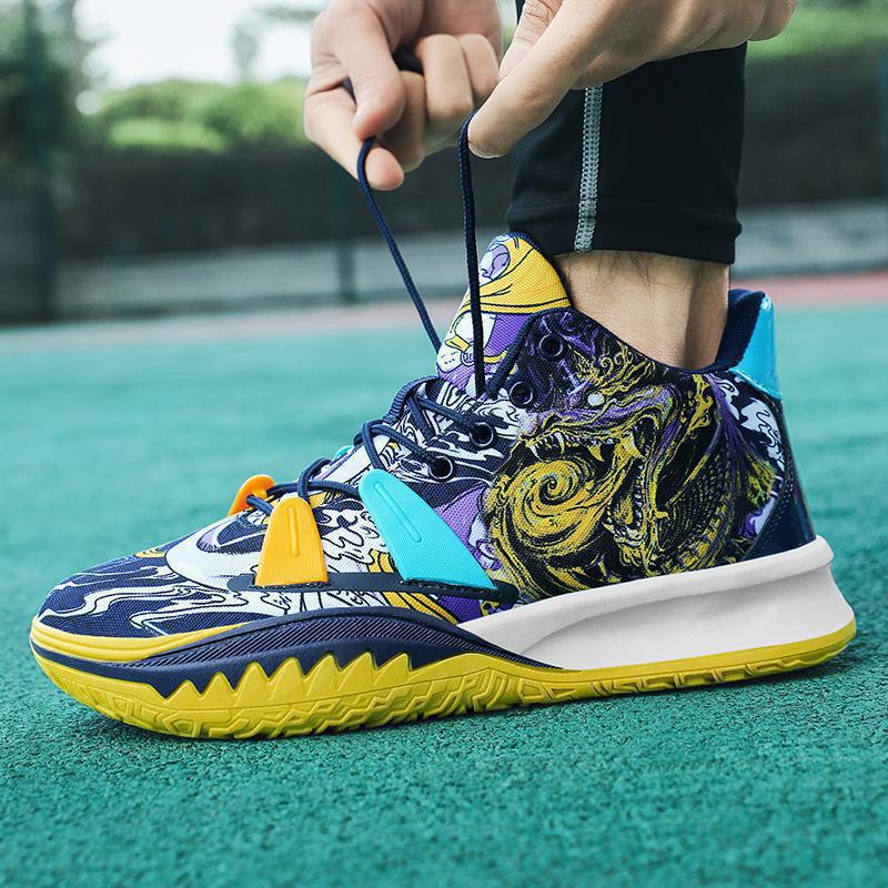 Personalized foreign trade color matching basketball shoes men s mandarin ducks actual combat cement floor non-slip youth and men s running shoes 36
Personalized foreign trade color matching basketball shoes men s mandarin ducks actual combat cement floor non-slip youth and men s running shoes 36