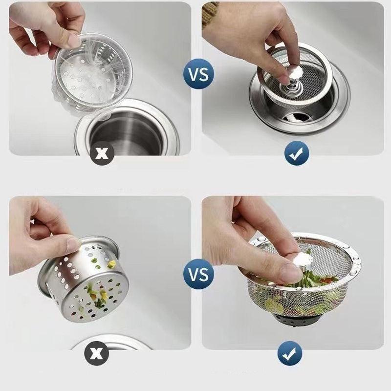 Household Sink Filter Stainless Steel Sink Sewer Filter Kitchen Tools Bathroom Floor Drain Waste Plug Filter
Household Sink Filter Stainless Steel Sink Sewer Filter Kitchen Tools Bathroom Floor Drain Waste Plug Filter