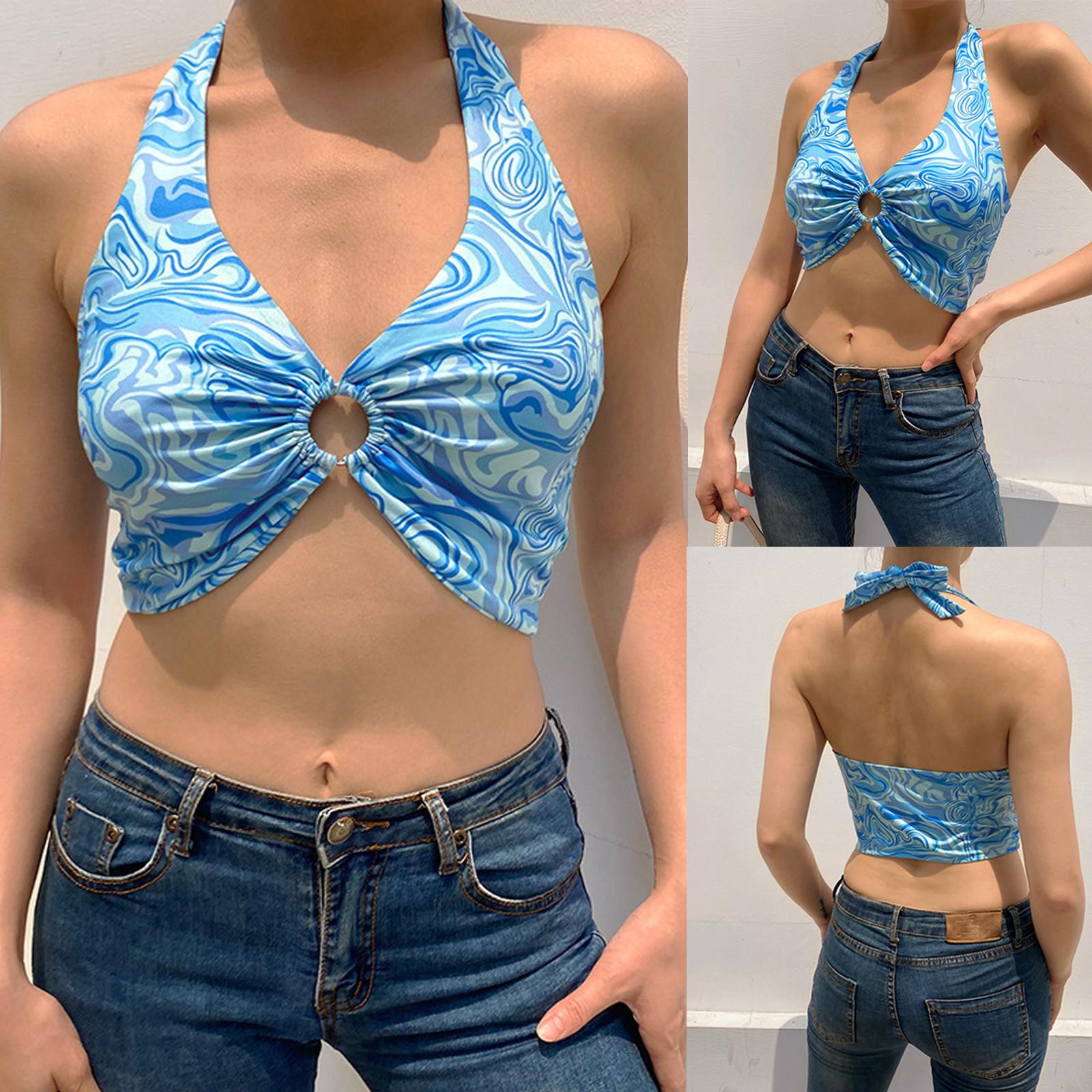 (Дида) Мода Женщины Вихрь Печатное Кольцо Бандаж Halter Halter Halter Сексуальные Короткие Танк Топы
(Дида) Мода Женщины Вихрь Печатное Кольцо Бандаж Halter Halter Halter Сексуальные Короткие Танк Топы