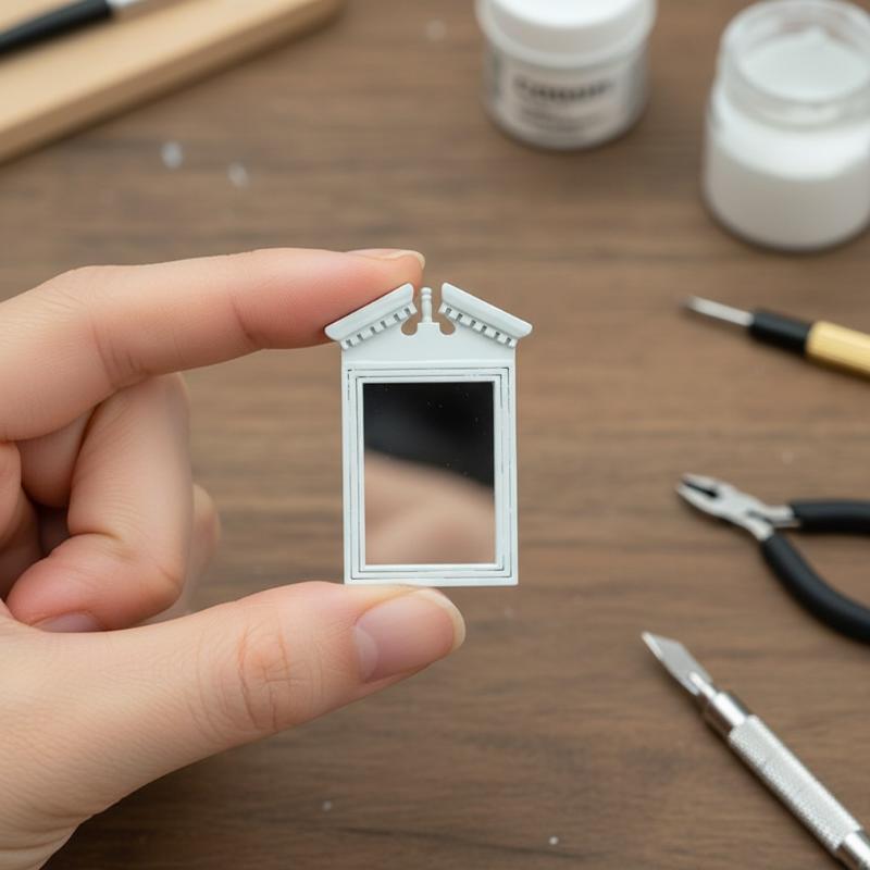Dollhouse Bathroom White Mirror 112 Scale Simulation Model for Miniature Home Decor DIY Craft Playroom Scene
Dollhouse Bathroom White Mirror 112 Scale Simulation Model for Miniature Home Decor DIY Craft Playroom Scene