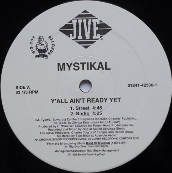 12-дюймовая пластинка MYSTIKAL - Y All Ain t Ready Yet 01241423301 Big Boy Records 1995 США Рэп и хип-хоп/R&B Б/У
12-дюймовая пластинка MYSTIKAL - Y All Ain t Ready Yet 01241423301 Big Boy Records 1995 США Рэп и хип-хоп/R&B Б/У