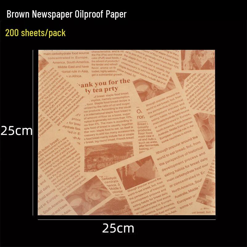 Disposable Greaseproof Food Liners (English Newspaper Print)
Disposable Greaseproof Food Liners (English Newspaper Print)