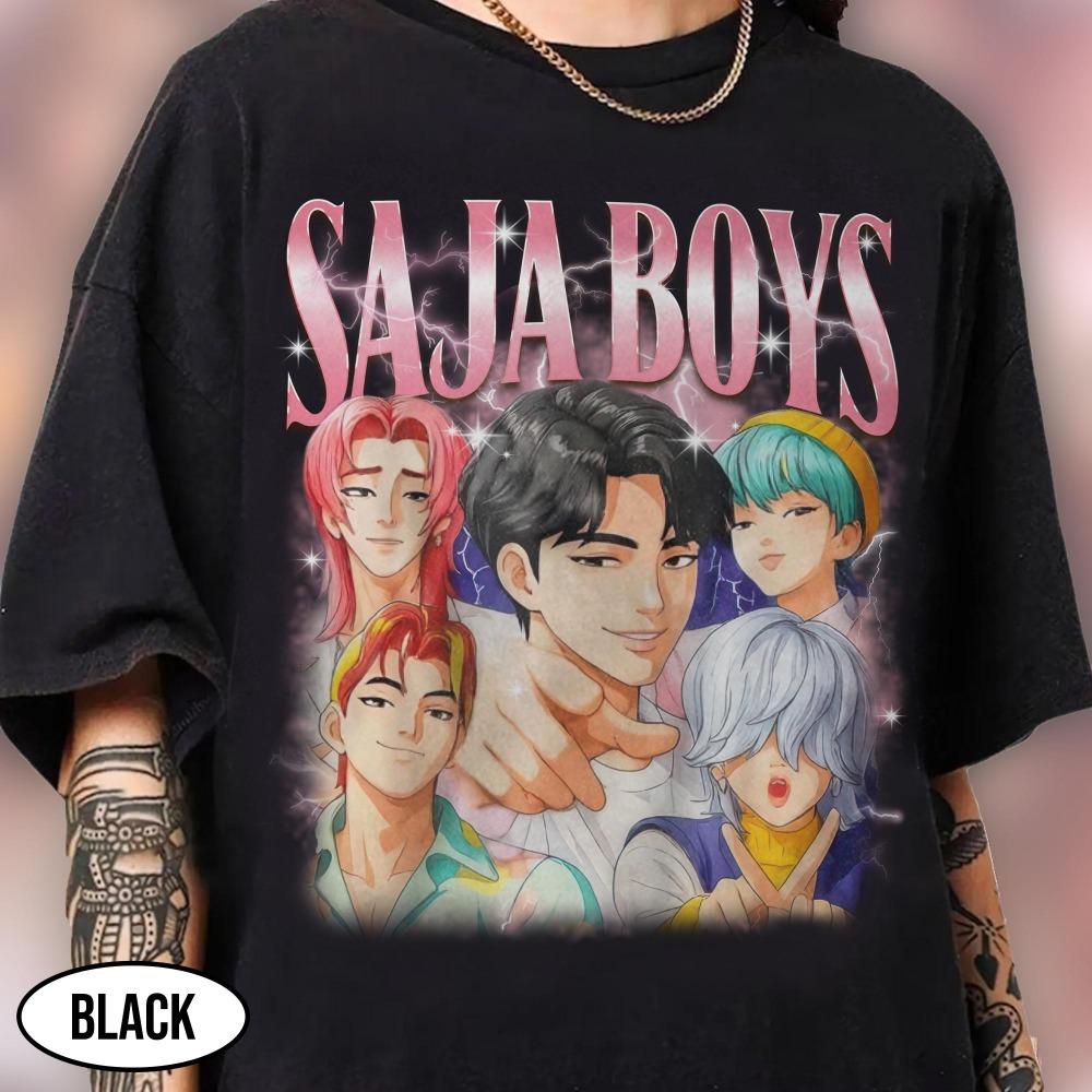 Saja Boys Футболки с газировкой Kpop Футболки мужской группы Demon Hunters Футболки фанатов Saja Boys Футболки с мерчем фильма Demon Hunters Saja Boys S
Saja Boys Футболки с газировкой Kpop Футболки мужской группы Demon Hunters Футболки фанатов Saja Boys Футболки с мерчем фильма Demon Hunters Saja Boys S