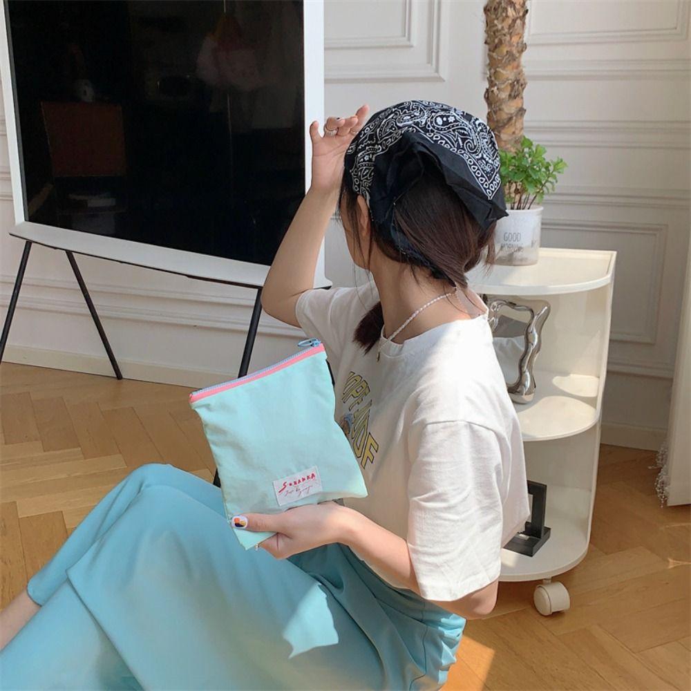 Contrasting Colors Makeup Bag Korean Style Women Toiletry Bag Macaron Color Cosmetic Bag Women
Contrasting Colors Makeup Bag Korean Style Women Toiletry Bag Macaron Color Cosmetic Bag Women