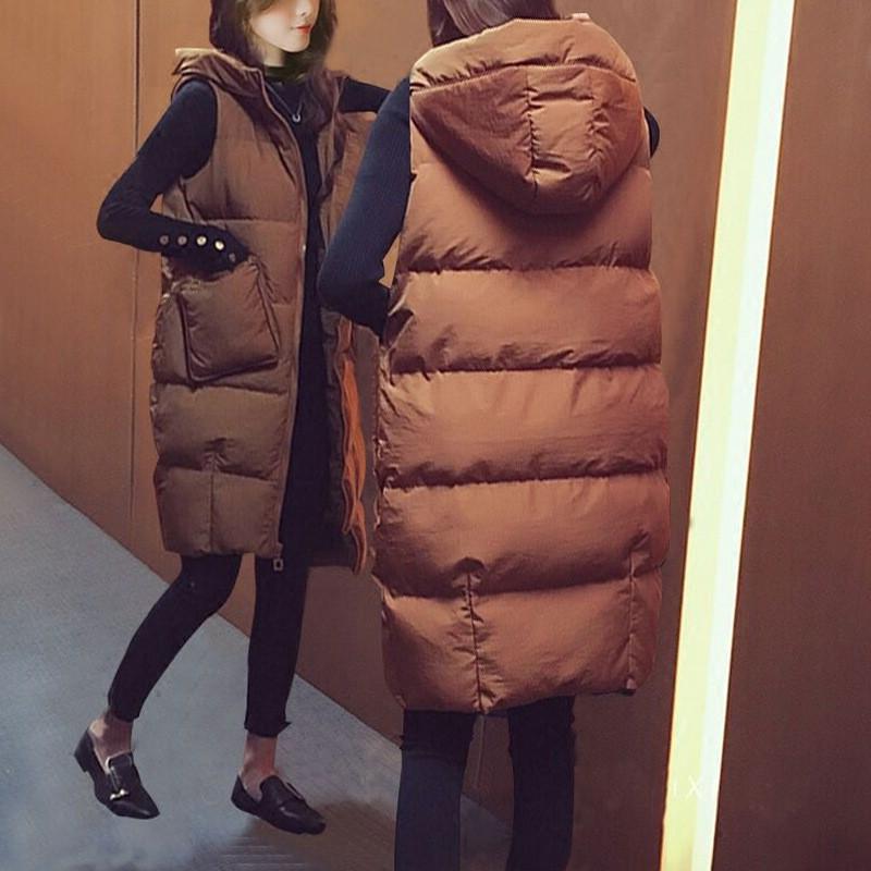 Женский хлопковый жилет средней длины больших размеров 2022 года на осень/зиму - Приталенный, универсальный, вместимость 200 цзиней 5XL коричневый
Женский хлопковый жилет средней длины больших размеров 2022 года на осень/зиму - Приталенный, универсальный, вместимость 200 цзиней 5XL коричневый