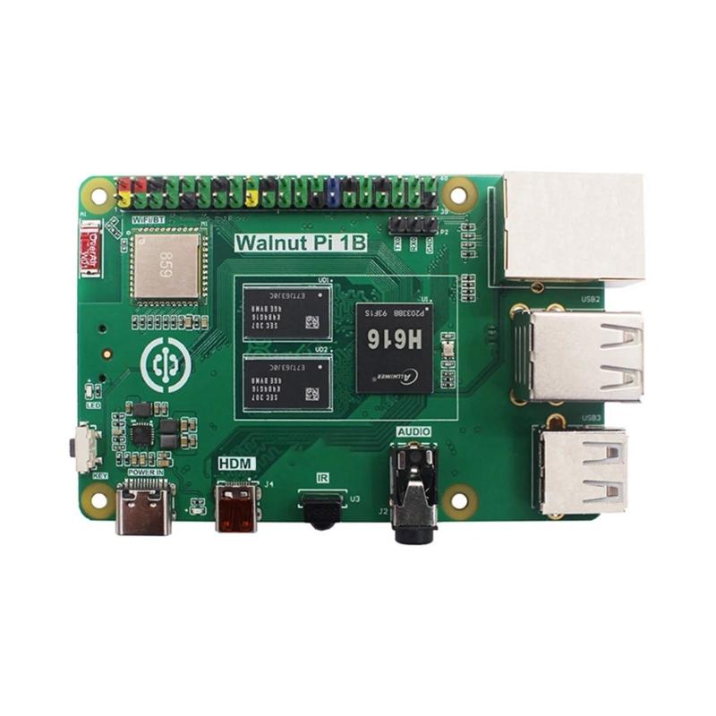 Для WalnutPi 1B H616 1GB WiFi Плата розробки Альтернативне рішення Програмування Одноплатні аксесуари
Для WalnutPi 1B H616 1GB WiFi Плата розробки Альтернативне рішення Програмування Одноплатні аксесуари