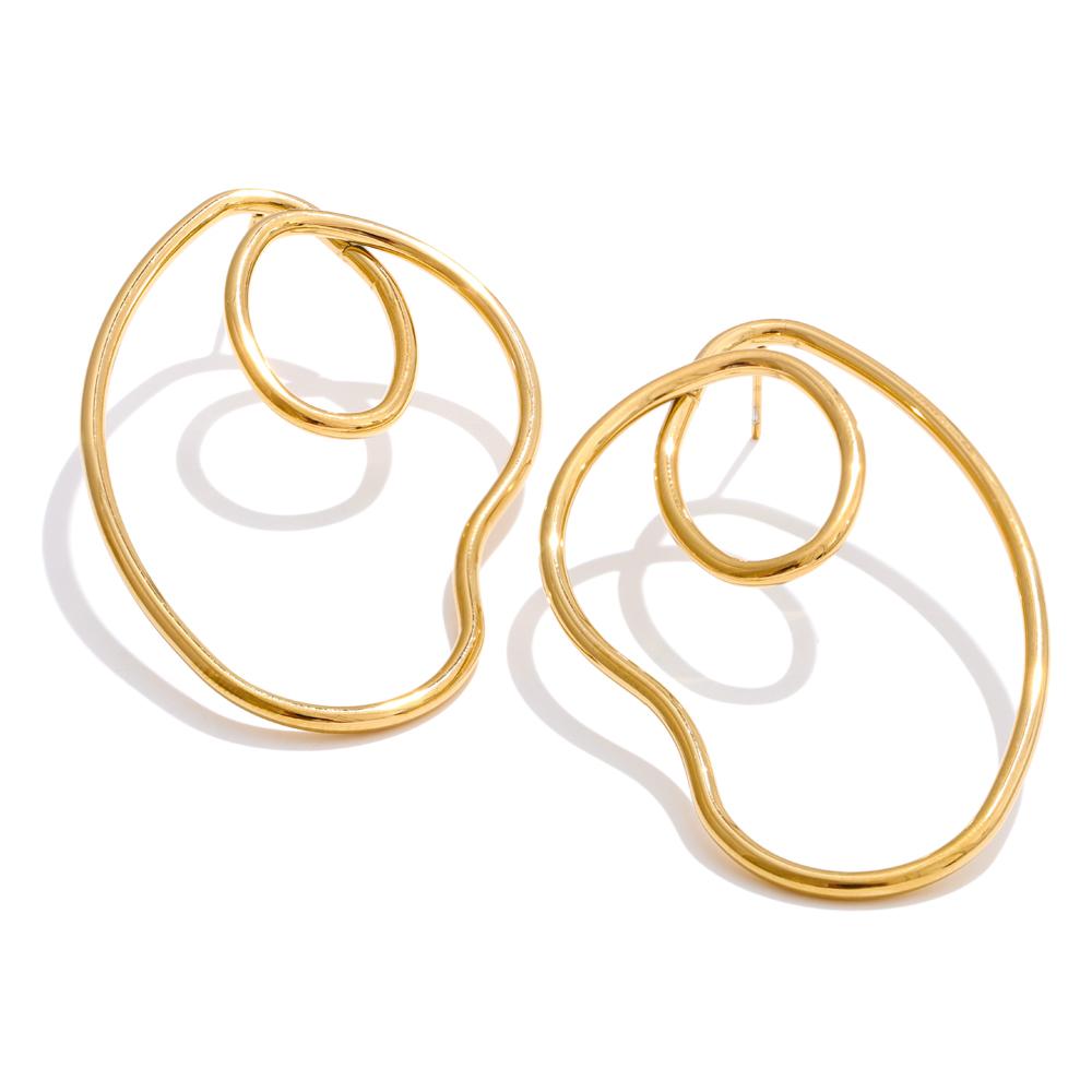 Yhpup Waterproof Metal Geometric Hollow Unusual Big Stud Earrings for All Occasions Stainless Steel Fashion Temperament Jewelry
Yhpup Waterproof Metal Geometric Hollow Unusual Big Stud Earrings for All Occasions Stainless Steel Fashion Temperament Jewelry