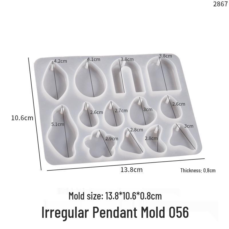 Poppy DIY Silicone Molds for Crystal Epoxy Resin Earrings and Heart, Triangle, Oval Pendants
Poppy DIY Silicone Molds for Crystal Epoxy Resin Earrings and Heart, Triangle, Oval Pendants