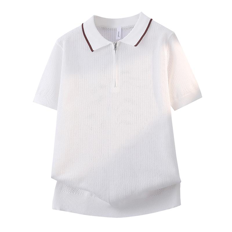 Ice Silk Half-zip White POLO Shirt Men s Short-sleeved Slim Knitted T-shirt Men s Shirt T-shirt Top 2XL белый
Ice Silk Half-zip White POLO Shirt Men s Short-sleeved Slim Knitted T-shirt Men s Shirt T-shirt Top 2XL белый