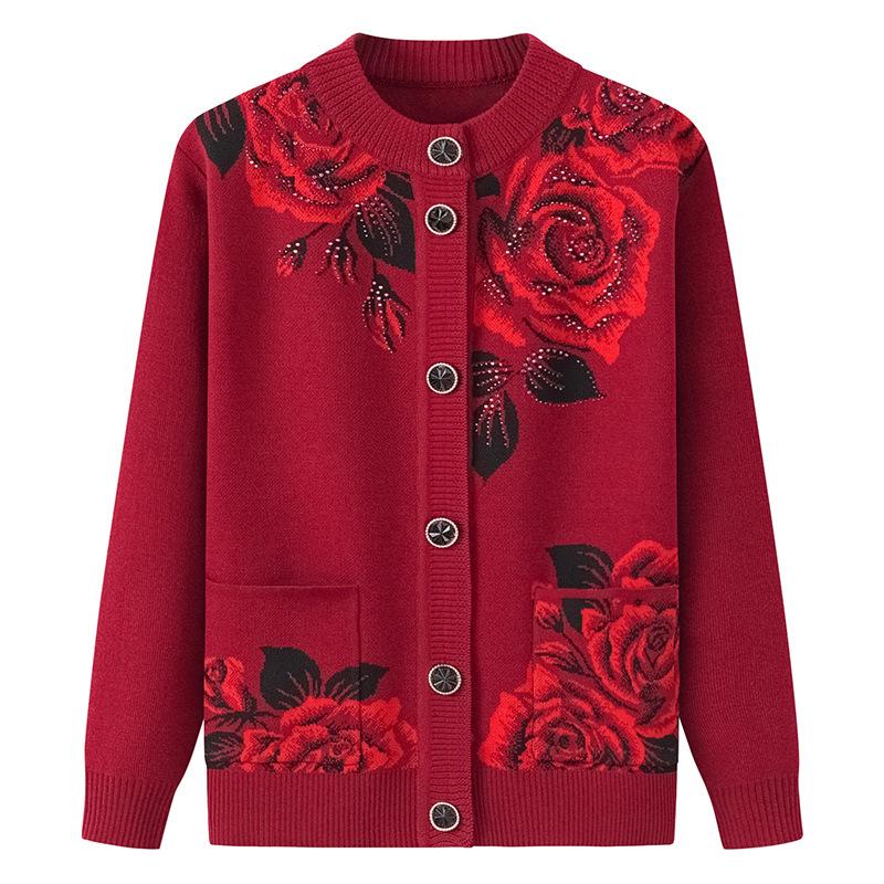 Grandma s Plus Velvet Knitted Cardigan - Cozy Autumn/Winter Wear for Middle-Aged and Elderly Women 4XL (135-150 lbs)
Grandma s Plus Velvet Knitted Cardigan - Cozy Autumn/Winter Wear for Middle-Aged and Elderly Women 4XL (135-150 lbs)