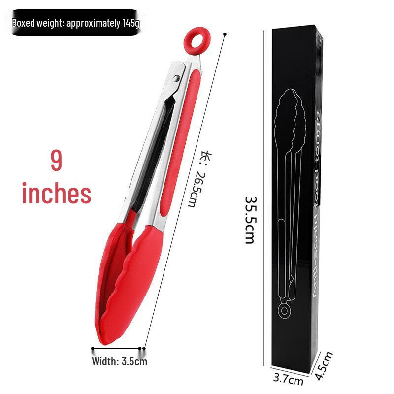 SMVP Silicone and Stainless Steel Food Tongs
SMVP Silicone and Stainless Steel Food Tongs