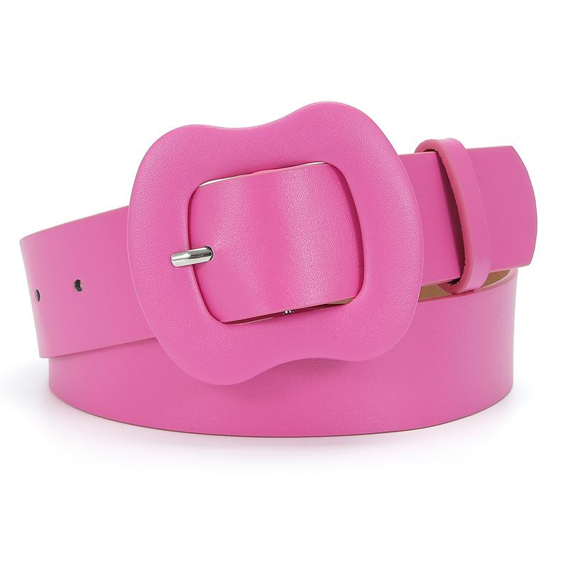 Женский модный кожаный ремень из ПУ с красочной пряжкой в форме тыквы для повседневного стиля маджента
Женский модный кожаный ремень из ПУ с красочной пряжкой в форме тыквы для повседневного стиля маджента